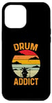 Coque pour iPhone 15 Pro Max Drummer fanfare pour batteur majeur