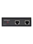 StarTech.com Industrial Gigabit PoE Splitter - 90W High Speed Power over Ethernet PoE+++ Splitter Strømforsyning (PSU) - 90 Watt - 80 Plus