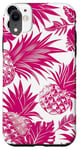 Coque pour iPhone XR Festive Tropical Ananas Coque de téléphone Motif Noël