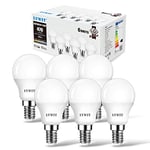 LVWIT E14 Golf Ball LED Bulb, 4.5W P45 SES Led Golf Ball Bulb 40W Equivalent,Small Edison Screw Golf Ball Bulbs,470LM,6500K Cool White E14 Golf Bulbs,220-240V,45 * 82MM,Not-Dimmable (6 PCS)