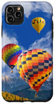 iPhone 11 Pro Max Colorful Hot Air Balloon Festival Mountains Sky Heart Clouds Case