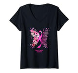 Womens Fate Whispers To The Warrior I Am The Storm Breast Cancer V-Neck T-Shirt