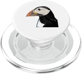 Puffin Auks Seabird Lunde alken Wildlife Animal Illustration PopSockets PopGrip for MagSafe