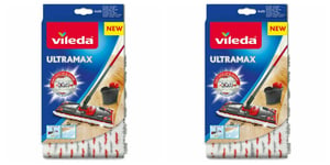 Ultramax 1-2 Spray Replacement Refill Mop Head Microfibre Pads - 2 PACK