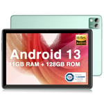 DOOGEE T10S Tablette Android 13, 11GB RAM + 128GB ROM(1TB TF), Octa Core, 6600mAh Akku,8MP Camera,1200 * 1920 FHD Display Tablet PC Dual 4G LTE, 2.4/5G WiFi, Widevine L1, GPS, BT5.0