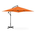 Parasol deporte rectangulaire 250 x 250 orange Helloshop26