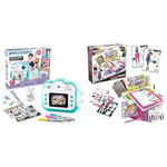 Studio Creator Photo Creator Instant, Kids Digital Camera with Built-In Printer, 250+ Dry Prints, 4GB Micro SD Card Included & Style 4 Ever OFG 232 Fashion Designer Studio, Real Adhesive Fabrics