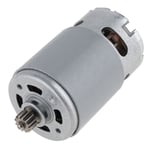 Rs550 18v 19500rpm Dubbelväxlad 11 Tänder Hög Vridmoment DC-Motor Kompatibel med Elektrisk Borr/Skruvdragare -HG Silver