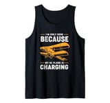 I'm Only Here My RC Plane Is Charging Vintage RC Aircraft Tank Top