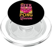 Beer Pong Queen Beer Pong Girl PopSockets PopGrip for MagSafe