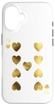 Coque pour iPhone 16 9 Nine of Hearts Poker Card Jeu de cartes Blackjack