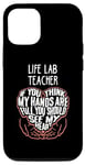 iPhone 14 Pro I Train Life Lab Super Heroes - Teacher Graphic Case