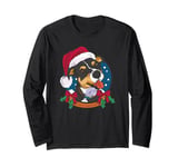 Dog Happy Christmas - Funny Christmas Long Sleeve T-Shirt