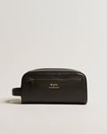 Polo Ralph Lauren Leather Washbag Brown