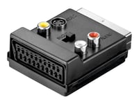 Goobay Avk 198 - Video/Audio-Adapter - S-Video / Kombinert Video / Audio - Scart Hann Til 4-Pins Mini-Din, Scart, Rca X 3 Hunn