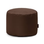 Mini OX rund ø40 cm liten sittpuff & fotpall  (Färg: Chocolate)