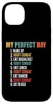 Coque pour iPhone 14 Plus My Perfect Day Robot Combat amusant