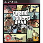 Grand Theft Auto San Andreas for Sony Playstation 3 PS3 Video Game