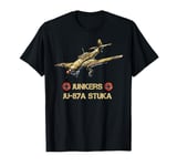 World War 2 German Aircraft Junkers JU-87A Fighter Bomber T-Shirt