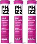 Phizz Electrolytes, Multivitamin & Hydration Tablets - 60 Effervescent Rehydration Electrolyte Tablets - 18 Vitamins & Minerals, Vitamin C, Vegan, Vegetarian & Low Calorie