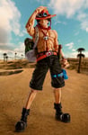 PREORDER APRIL 2025 ONE PIECE PORTGAS D ACE FIRE FIST 15cm SH FIGUARTS BANDAI