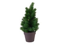 Europalms 83500129 Sapin en PE avec LED, 40 cm, Multicolore, Taille Unique