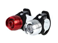 IkziLight The Metal Dazzle Twin Kit d'éclairage 2 x 1 W LED avec Support Noir