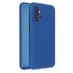 Case for Samsung A23 5G / M23 5G Silicone Semi-Rigid Soft-touch Finish blue