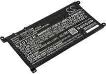 Kompatibelt med Dell Chromebook 11 3100, 11,1V, 3550mAh