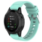 Strap-It Bracelet silicone brillant - compatible pour Samsung Galaxy WatchFenix 5s/6s (aqua)