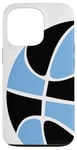 Coque pour iPhone 13 Pro Maillot Basketball Mom pour Mamans du Sud Bleu Ciel Et Noir