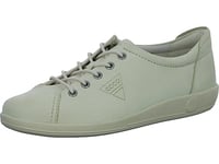 ECCO Women's Soft 2.0 Shoe, Limestone, 8 UK