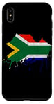 Coque pour iPhone XS Max Cape Town Skyline Afrique du Sud drapeau Art Cape Town Cap