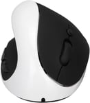 Souris Verticale Pour Gaucher, Souris Verticale Ergonomique Sans Fil 2.4G, Rechargeable, 800, 1200, 1600 Dpi Réglables, Pour Les Utilisateurs Gauchers (Noir Blanc)