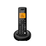 ALCATEL E260 S. Voice - Téléphone Fixe sans Fil DECT avec Répondeur - Design Compact - Grand Écran Rétroéclairé - Mains Libres - Fonction Blocage des Appels Indésirables - Noir