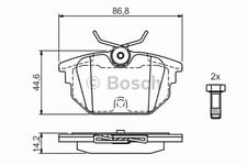 Bromsbelägg Bosch - Fiat - Punto, Barchetta, Bravo, Coupé, Marea. Alfa romeo - Gtv, Spider, 146, 145. Lancia - Dedra