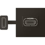 Mosaic AV HDMI uttag förlängare 15cm kabel 2M svart