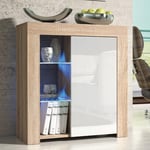 Sideboard 83cm TV Unit Modern Cabinet Cupboard TV Stand