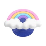 Poignée de téléphone PopSockets avec béquille Extensible, PopSockets pour téléphone, PopOut - Fluff Arc-en-Ciel