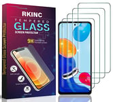 RKINC Screen Protector [4-Pack] for Xiaomi Redmi Note 11 /11S 4G, Tempered Glass Film Screen Protector, 0.33mm [LifetimeWarranty][Anti-Scratch][Anti-Shatter][Bubble-Free]