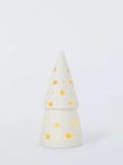 John Lewis Ceramic Star LED Tree Decoration, Small