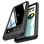 Cozycase Coque pour Google Pixel 7A Antichoc - 【 Caoutchouc Frontières Bumper + Transparent Dos Rigide Cover 】 Etui Housse Portable Telephone Pixel 7a Case Slim Fine Incassable Protection - Noir