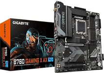 Gigabyte B760 GAMING X AX Motherboard - Supports Intel Core 14th Gen CPUs, 8+1+1 Phases Digital VRM, up to 7600MHz DDR5 (OC), 3xPCIe 4.0 M.2, Wi-Fi 6E, 2.5GbE LAN, USB 3.2 Gen 2