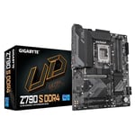 Gigabyte Carte mère Z790 S DDR4 - Prend en Charge Les processeurs Intel Core 14e génération, VRM numérique 8+1+1 Phases, jusqu'à 5333 MHz DDR4, 3 x PCIe 4.0 M.2, 2,5 GbE LAN, USB 3.2 Gen 2