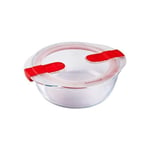 Récipient en pyrex avec couvercle rond 20x18x7cm 207PH00 7145