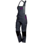 FASHION SECURITE - PEP's - Salopette de bricolage - Femme - Gris (Gris/violet) - Taille: M (40)