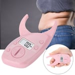 Pink Body Fat Monitors Portable Digital Skinfold Measurement Tester Measurin FST