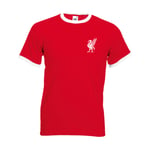 Liverpool stil t-shirt med Liverbird Retro tröjor S