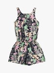 Roxy Kids' In the Mountain Vest Top Playsuit, Bel Air Ephemere