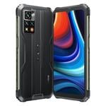 Blackview BV9200 Smartphone Incassable, 6.6'' 120Hz 2.4K Display, 50MP Caméra, 8Go+256Go, 3 Emplacements pour Cartes, LED Notification, IP68 Android 12 Etanche Téléphone, NFC Charge sans Fil Noir